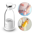 Mini liquidificador Garrafa elétrico portátil recarregável USB