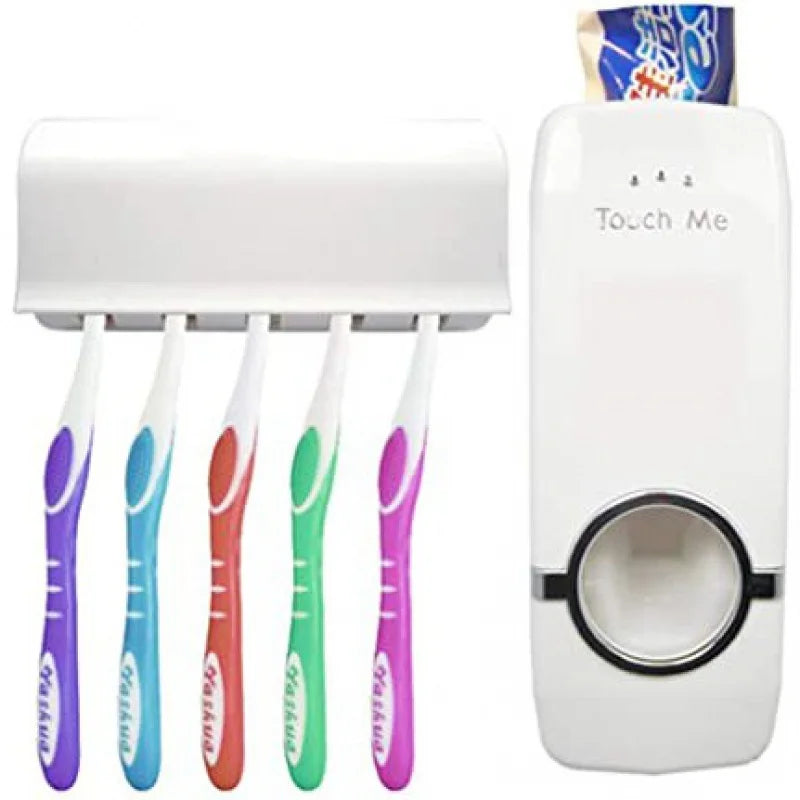 Suporte Para Escovas aplicador de pasta de dente e suporte de escova para uso em banheiro