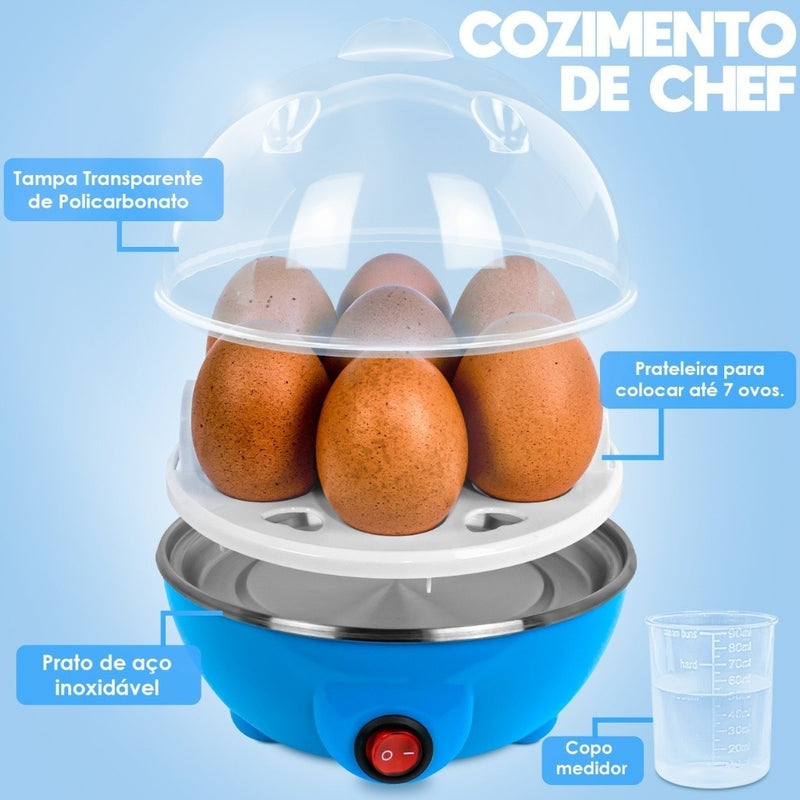 Fogão de Ovos Elétrico Elétrico Cozinha a Vapor Fogão de Ovos Bivolte