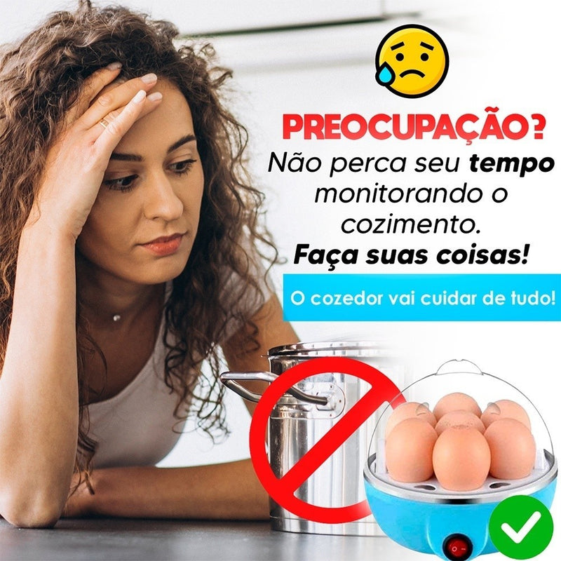 Fogão de Ovos Elétrico Elétrico Cozinha a Vapor Fogão de Ovos Bivolte
